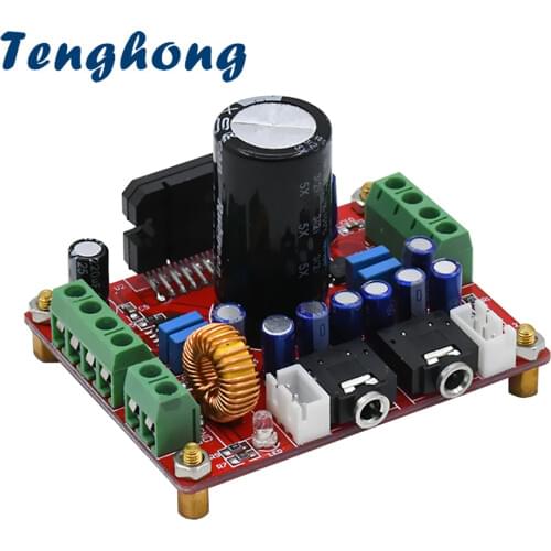 Tenghong TDA7850 Power Amplifier Board Fever Class 4X50W 4 Channel Car Power Amplifier Board With BA3121 Noise Reduction DIY