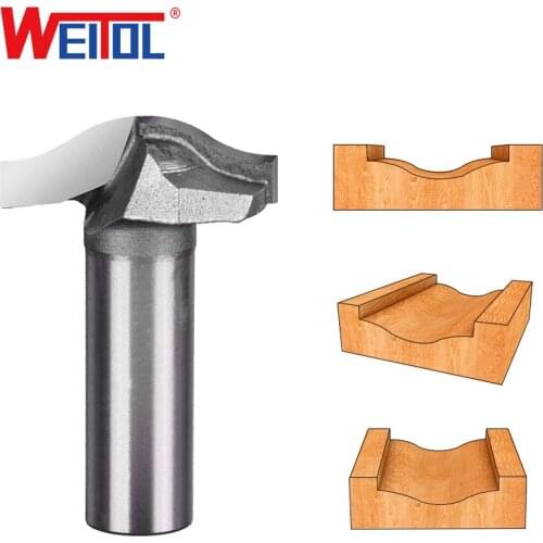 WeiTol 12.7mm Wood Cutter Carbide Shank Mill Woodworking Trimming Engraving Carving Cutting Tools