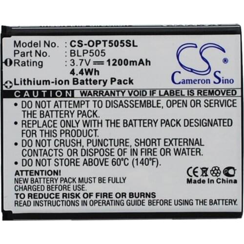 Cameron Sino Mobile SmartPhone Replacement Li-ion Battery 1200mAh For BLP505 Mobistel T9 Free Tools