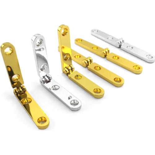 10Pcs 54*28*6mm Max OPEN 180° Retro Jewelry Boxes Hinge Support Iron Spring Hinge for Wine Box/Gift/Cosmetic Box/Collection Box