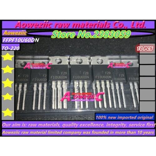 100% new imported original FFPF10U60DN F10U60DN TO-220 30ETH06FP-F3 30ETH06FP TO-220F transistor