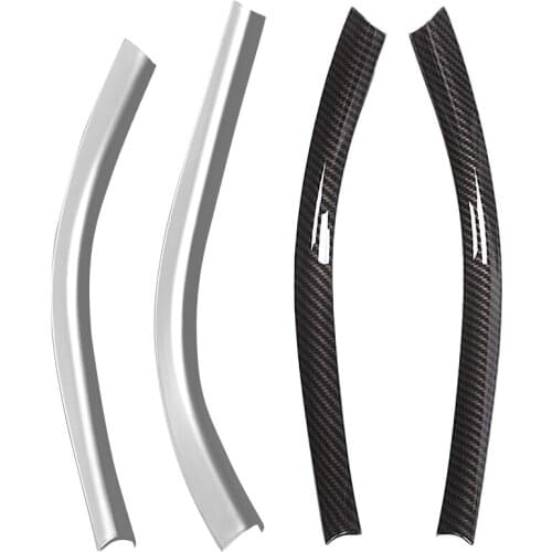 2Pc Chrome Center Console Decoration Strips Trim for Mercedes Benz A/Gla/Cla Class 200 220 260 W176 A180