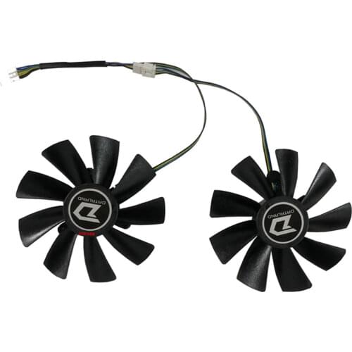 DIY 2pcs/set 95MM GAA8S2U RX 5700 GPU VGA Cooler Fan For Powercolor dataland RX5700 XT 8G X Video Cards Cooling
