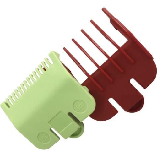 2pcs Attachment Guide Comb Mini Replacement Part Hairdressing Tool Barber Cutting Home Hair Clipper 1.5mm 4.5mm ABS For Wahl