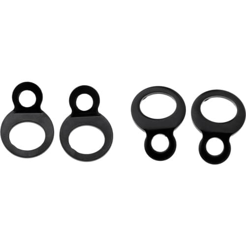 4x Stainless Steel Tie Down Strap Rings for Motorbike Dirt Bike UTV Universal for Attaching tie-downs To Triple Clamps