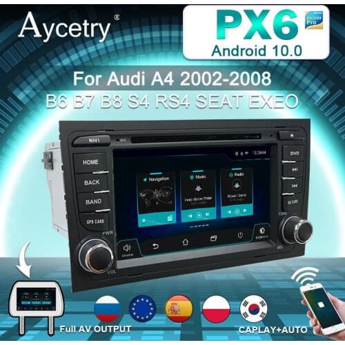 Android 10 2 Din Car Radio GPS audio for Audi A4/S4/RS4/B6/B7/SEAT/Exeo intelligent video DVD player multimedia STEREO carplay