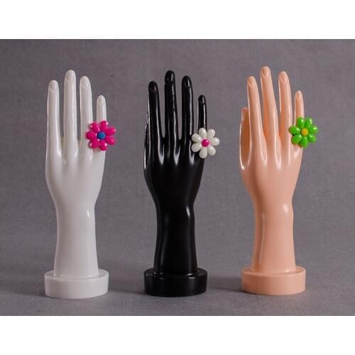 Free Shipping!! New Plastic Hand Mannequin Ring Mannequin For Display