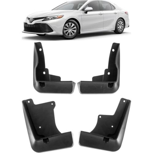 For 2018-2019 Toyota Camry SE XSE 4pcs/set OEM Sport Splash Mud Flaps Guards PU06003181TP MudFlap Splash Guards Fender Flares