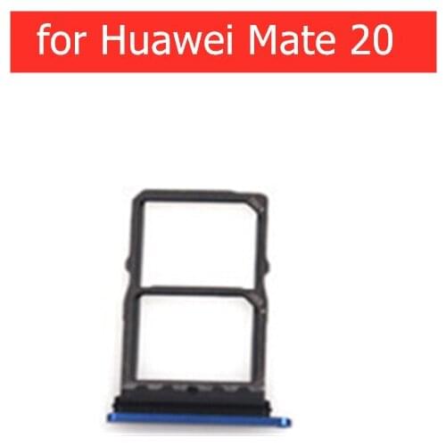 For Huawei Mate 20 Card Tray Holder Micro SIM Nano SIM SD Card Card Slot Adapter Holder for Huawei Mate 20 Repair Spare Parts