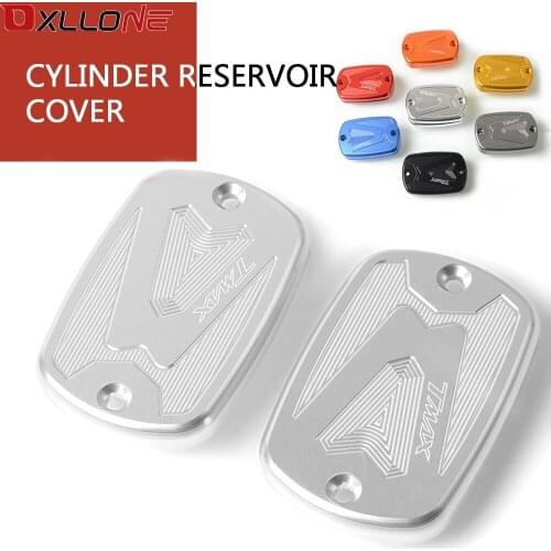 For YAMAHA TMAX 530/500 T-MAX 530/500 TMAX500 530 Motorcycle Brake Fluid Fuel Reservoir Tank Cap Cover Cylinder Reservoir Cover
