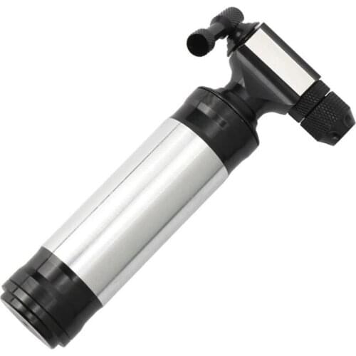 Bicycle Co2 Inflatable Head Aluminum Alloy Inner Tube Pump Fast Inflating Mini Size Mtb Bicycle Pumps Air Inflator Accessory