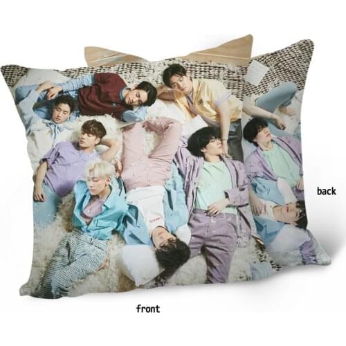 GOT7 New Album DYE Double Sides Pillow Pillow Case NOT BY THE MOON Car Cushion Home Decor JinYoung Mark BAMBAM Fans Collection