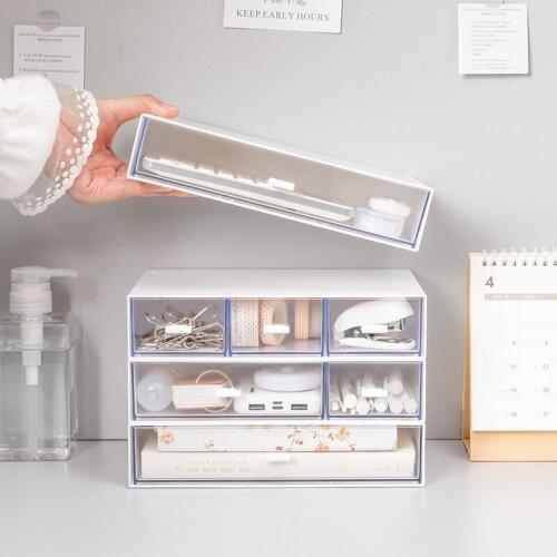 Drawer Type Cosmetic Tool Jewelry Jewelry Plastic Storage Box Combinable And Overlapping Cosmetic Storage Box