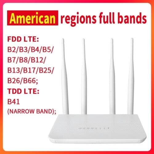 4G CPE Americas regions full band B2 B3 B4 B5 B7 B8 B12 B13 B17 B25 B26 B66 like zte mf279 huawei b310s-518