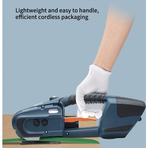 Portable Electric Baler Charging Hot-melt Strapping Machine Plastic Steel Belt Small Automatic Lithium Battery Charging JD13/16