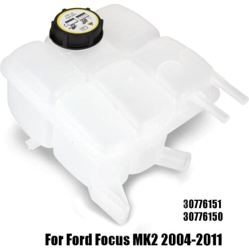 Radiator Coolant Expansion Tank with Cap For Ford Focus MK2 Volvo S40 V50 C70 MK2 C30 2004 2005 2006 2007 2008 2009 2010 2011