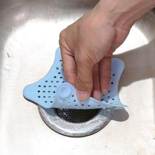 Silicone Creative Kitchen Drains Sink Strainers Filter Sewer Drain Hair Colander Bathroom Cleaning Tool Kitchen Accessories