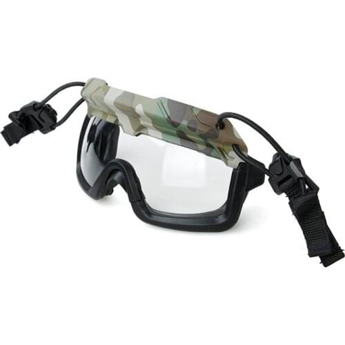 TMC3105 split antifogging mirror for tactical helmet ANSI Z87.1 explosion proof grade