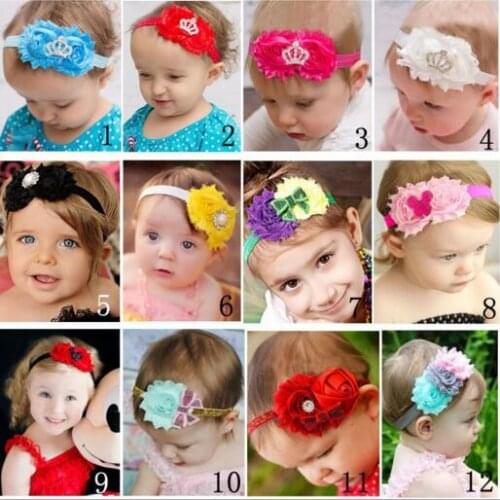 High Quality Handmade Cotton Rabbit Flower Crown Hair Accessories Girls Headband Hair Band Hair Bows Hair Ties YH487
