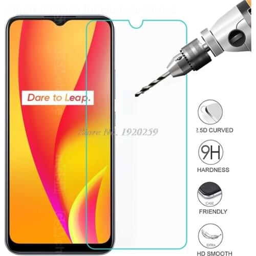 Tempered Glass For OPPO Realme C15 Screen Protector Explosion-Proof Realme C15 Phone Screen Protective Front Film Anti-scratch