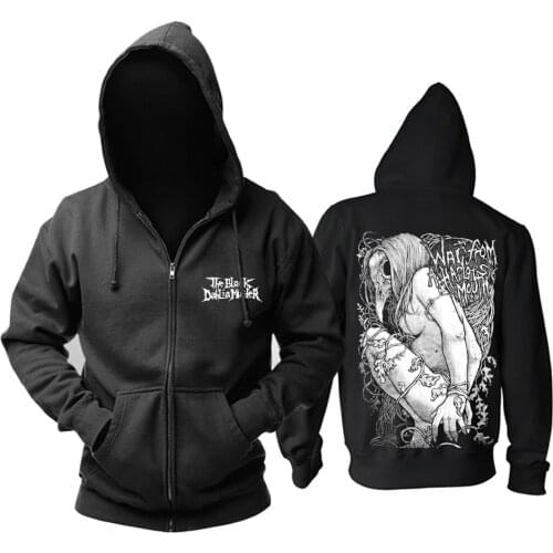 12 designs Outerwear the black dahlia murder Cotton Rock zipper Hoodies brand jacket heavy Metal Sweatshirt fleece sudadera