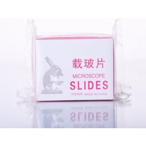 50pcs microscope slides,Model 7101/7105,Thickness 0.8-1.0mm/1.0-1.2mm,Laboratory glass slides