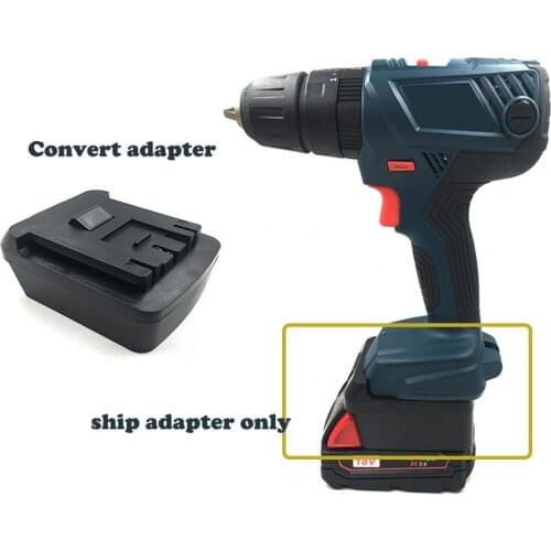 Tool convert adapter for Milwaukee m18 18V convert for Bosch tool 18V use + charger share function