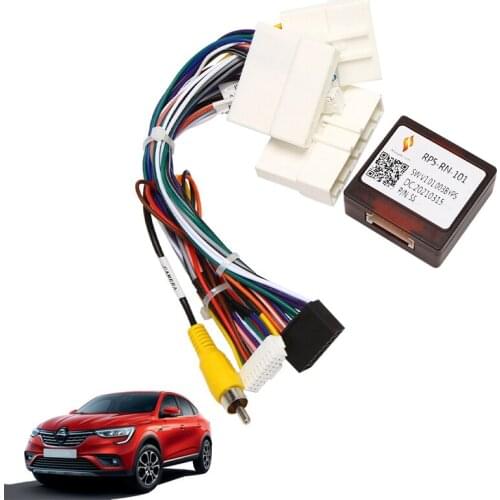 Car Android Stereo 16PIN Power Wiring Harness Cable Adapter with Canbus Box for Renault Dacia Duster /Arkana /XM3 2019