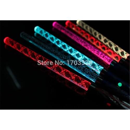 Free shipping led stick 7 colors changing Stick led flash light glow stick magic wand for Disco Party Wedding Xmas Gift