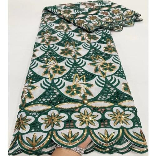 Sequinst Embroidered FrenchTulle Lace Nigerian Lace Fabric 2021 High Quality African Fabric For Sewing Clothes