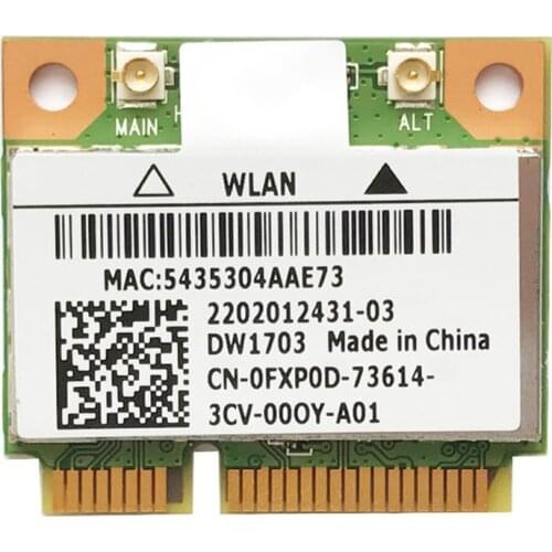 For 14R15R N4010N4050N4030 DW1703 AR5B225 Wireless Network Card + Bluetooth FX70D
