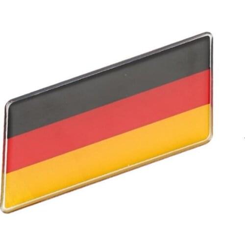 European Powerful Democratic Germany German National Flag Rectangle Styling Car Stickers Automobile Motorcycle Accessories