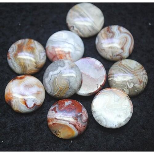 5pcs natural mexico stone cabochons round shape no hole 18mm 20mm for women pendants making hot selling stone new arrivals
