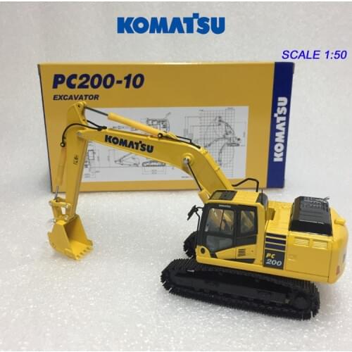 Collectible DieCast Toy Model 1:50 Scale Komatsu PC200-10 Hydraulic Excavator Construction Vehicles Model for Decoration,Gift