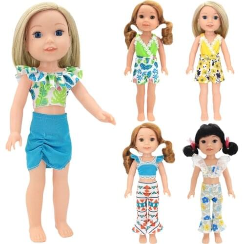 Doll Various Clothes Dress Fit 14.5 Inch Wellie Wisher Nancy Doll Our Generation Christmas Birthday Girls Gifts