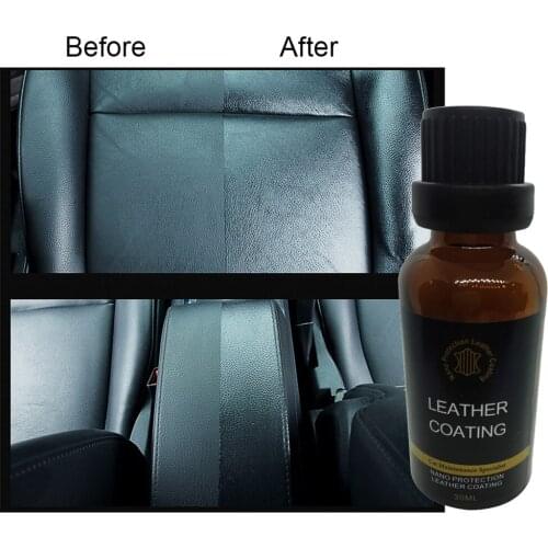 Nano Liquid Car Leather Care Interior Seat Glazing Moisturizing Protective Protection Liquid Plastic Leather Curing Agent 30ML