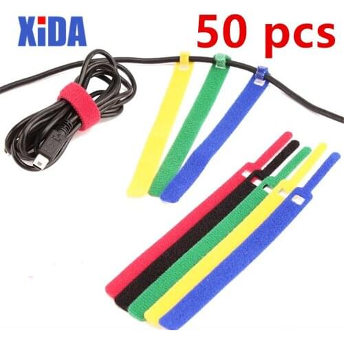 Cable Organizer Wire Winder Cable Holder 15cm black For Mouse Cord Earphone HDMI Aux USB Cable Management Wire Cable Protector
