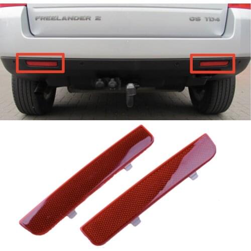 ROLLSROVER Pair of Rear Bumper Reflector Trim For Range Rover L322 Freelander 2 LR2 LR006349 LR006348 Left and Right