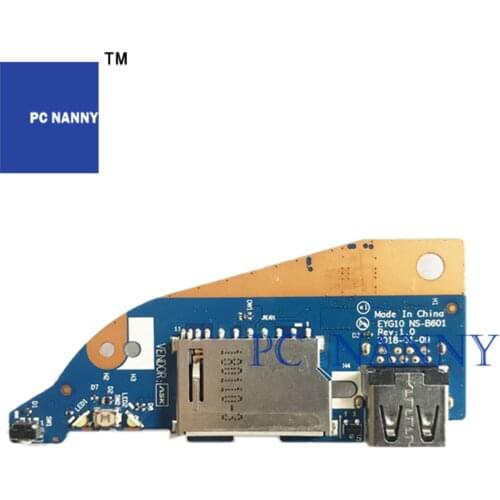 PCNANNY FOR Lenovo YOGA530 14IKB 530-14 Power Switch Panel USB board SD Card NS-B601 CAMERA NS-B605 test good