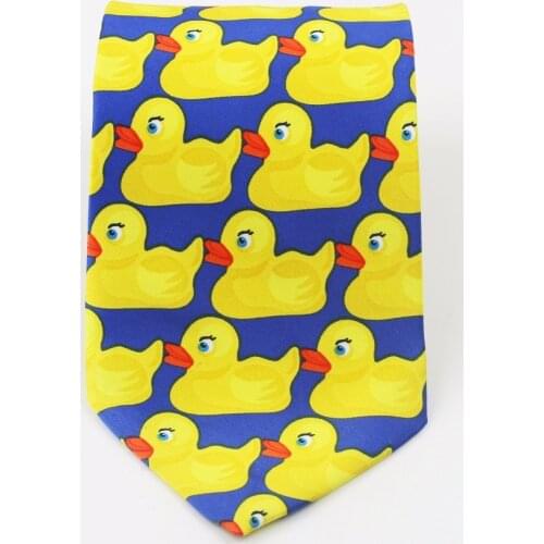 Yellow Rubber Duck Tie Mens Fashion Casual Fancy Ducky Professional Necktie Four Size Ties