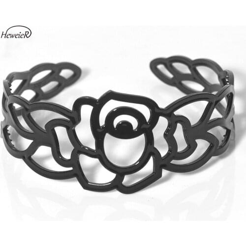 Black Plastic Hair Hoop Headband Hair Band Women Ladies Headwear Rose Hairpiece Barrette Headdress Fashion Accessories