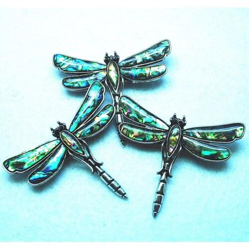 2pcs women pendants women brooches nature abalone shell pendants dragonfly 60x50mm salter shell mother of pearl free shipping
