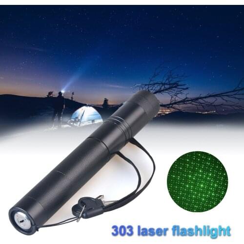 5MW Green Pointing Pen Green Beam Sight 5000m 532 NM 303 Pointer with Battery and Charger for Camping Outdoor Camping tools