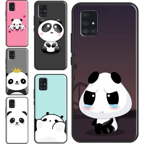 Cute Panda Animals Case For Samsung A21S A20e A11 A31 A41 A51 A71 A10 A20S A30S A40 A50 A70 A12 A32 A52 A72