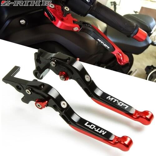 FOR MT-07 LOGO Motorcycle accessories parts CNC brake clutch levers set For Yamaha MT 07 mt07 MT-07 2014 2015 2016 2017 2018