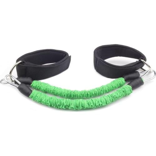 TPE Leg Strength Training Pull Up Rope Fitness Running Football Training Resistance Tension Band Tube With Cloth Cover