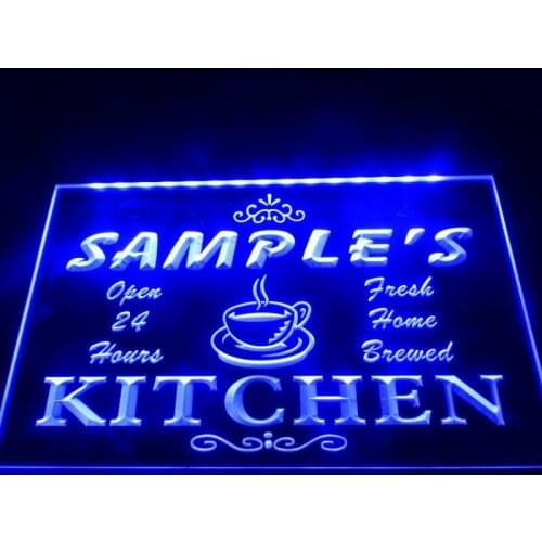 Tm004 Name Personalized Custom Mom Kitchen Bar Led Neon Light Signs