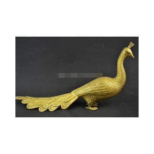 Handwork bronze carving suporte postura realista nobre Crafts Home Furnishing pure copper