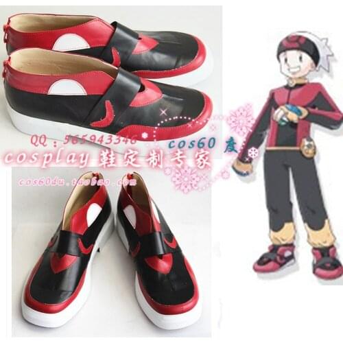 Pocket Monsters Touya Halloween Cosplay Shoes S008