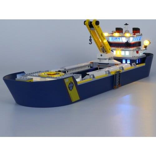 SuSenGo LED Light Kit For 60266 Ocean Exploration Ship, (Model Not Included)